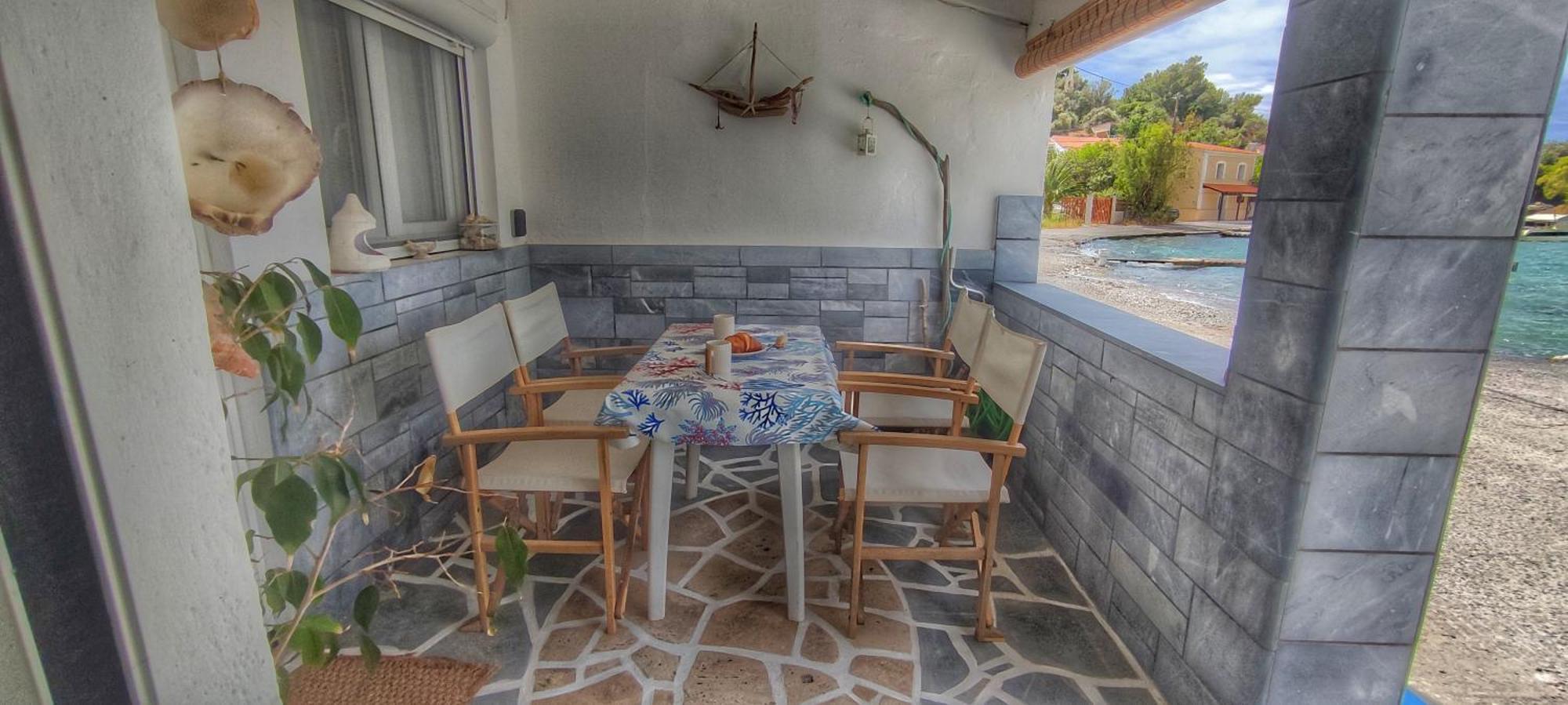 Merabello Beach House Poseidonion Buitenkant foto