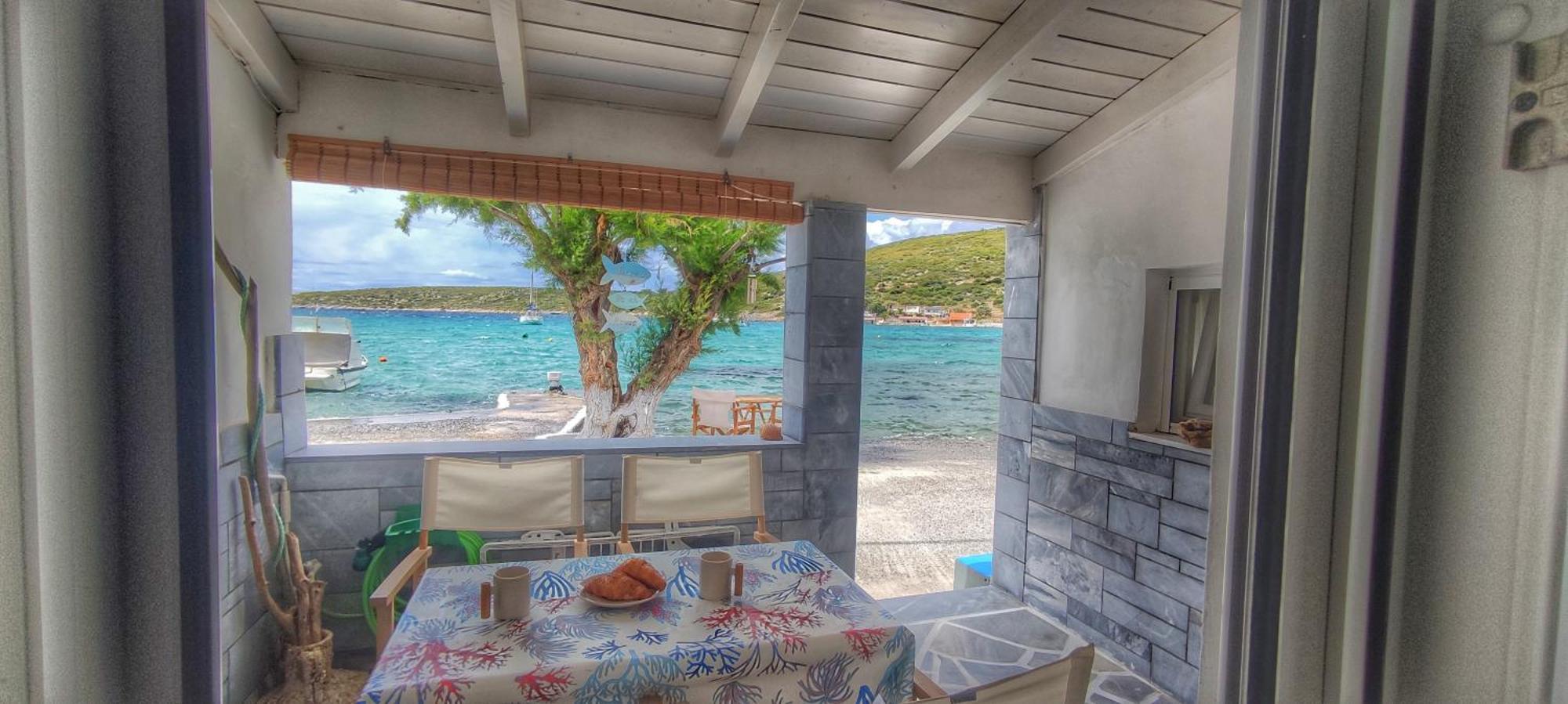 Merabello Beach House Poseidonion Buitenkant foto